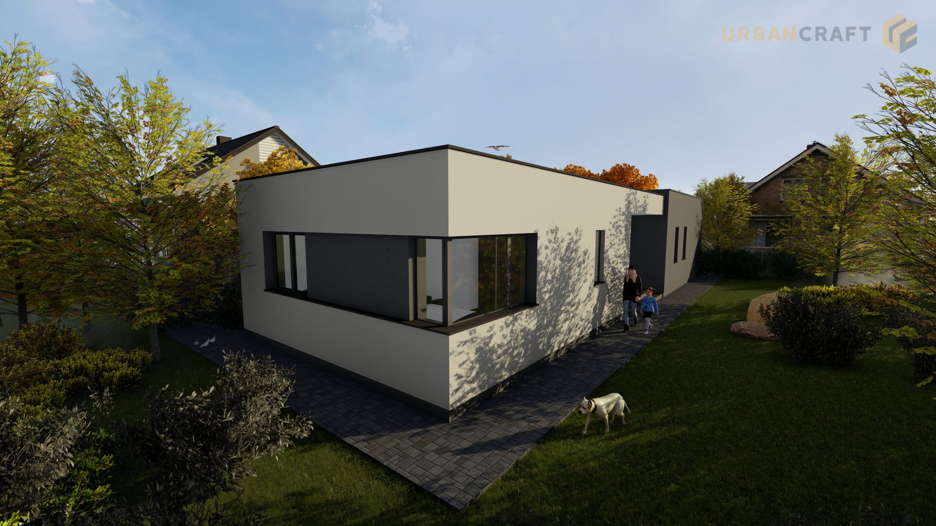 Casa mică moderna parter